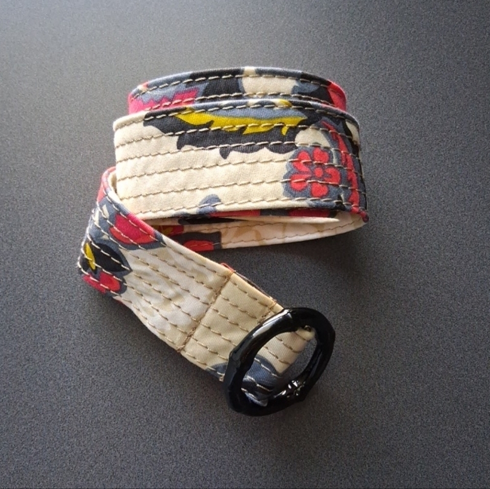 J.Crew M/L Cotton Spandex Multicolored Floral Belt New! Message W/ Requests!